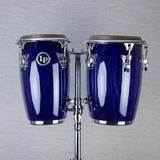 LP Galaxy Giovanni Junior Wood Conga Set with Stand - Purple Ash - CHUCKSCLUSIVE