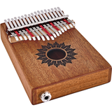 Meinl 17 Note Soundhole Kalimba With Built-In Pickup, C Major - Mahogany