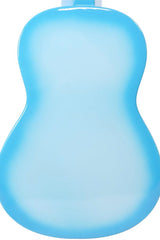 Kala Makala MK-SD/LBLBURST Dolphin Bridge Soprano Ukulele - Light Blue Burst