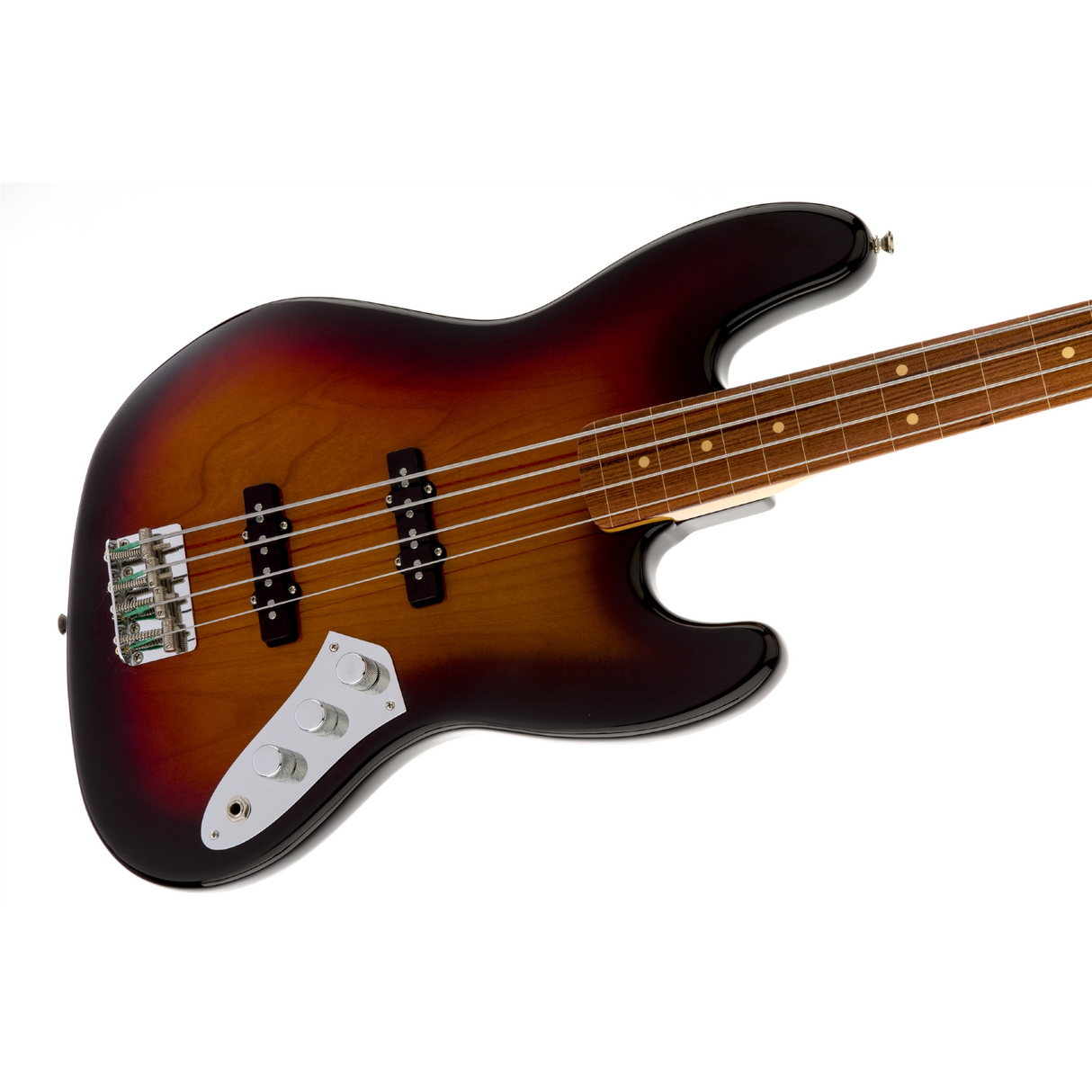 Fender Jaco Pastorius Fretless Signature Jazz Electric Bass Guitar - 3-Color Sunburst - Mint, Open Box