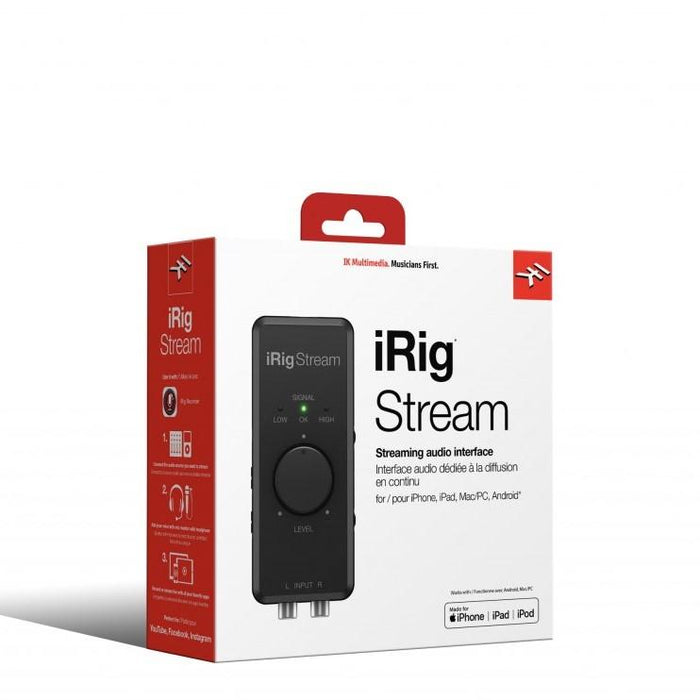 IK Multimedia iRig Stream - Streaming Audio Interface - New