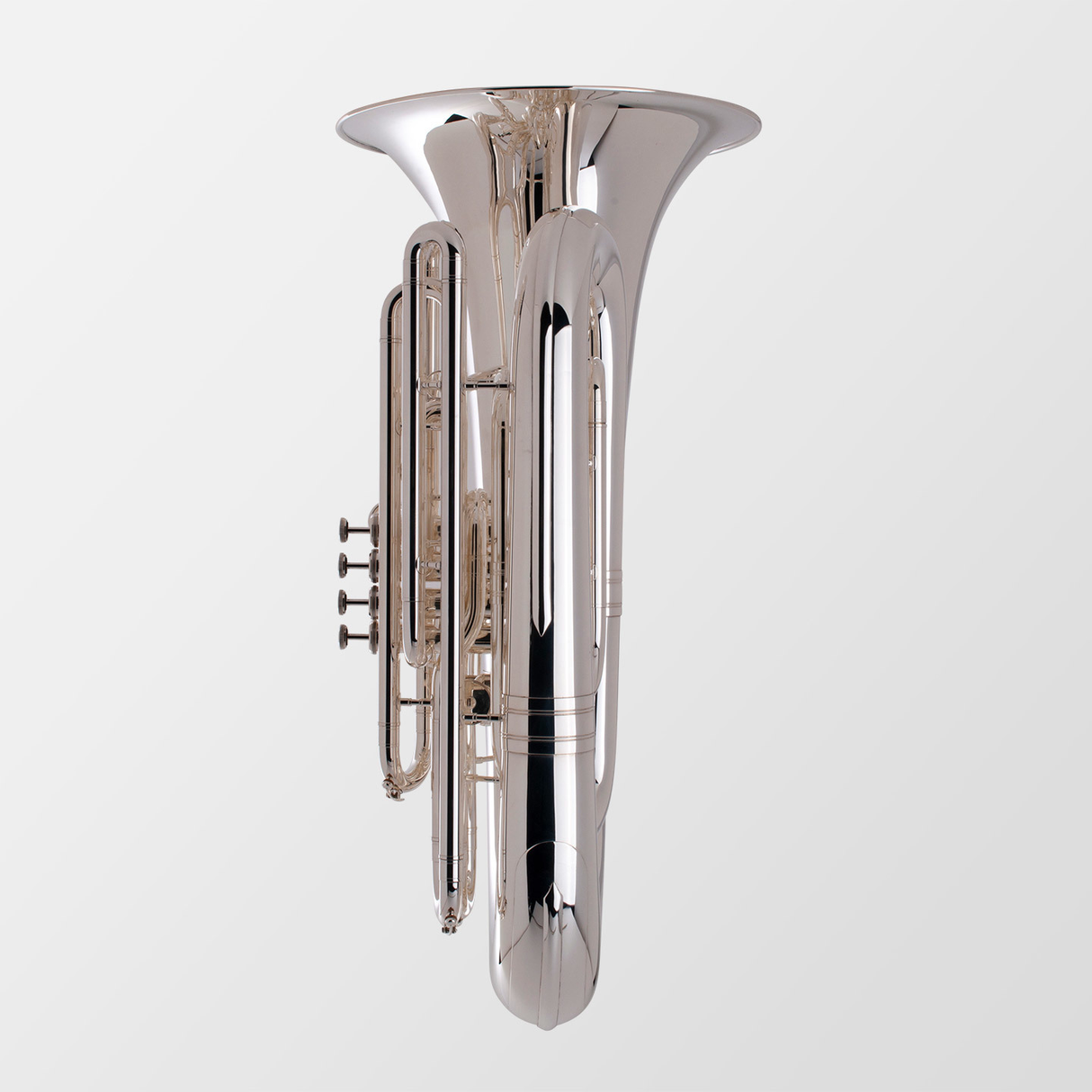 Adams 4/4 Size Bb Tuba - Silver Plated