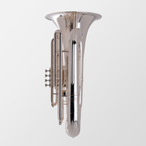 Adams 4/4 Size Bb Tuba - Silver Plated