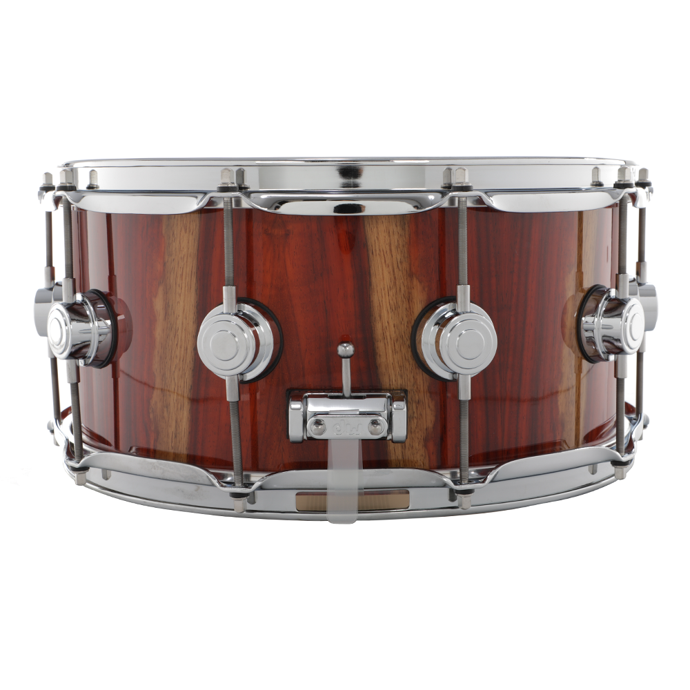 DW Collector's Series 333 6.5x14-Inch Snare Drum - Natural Lacquer Over Padouk