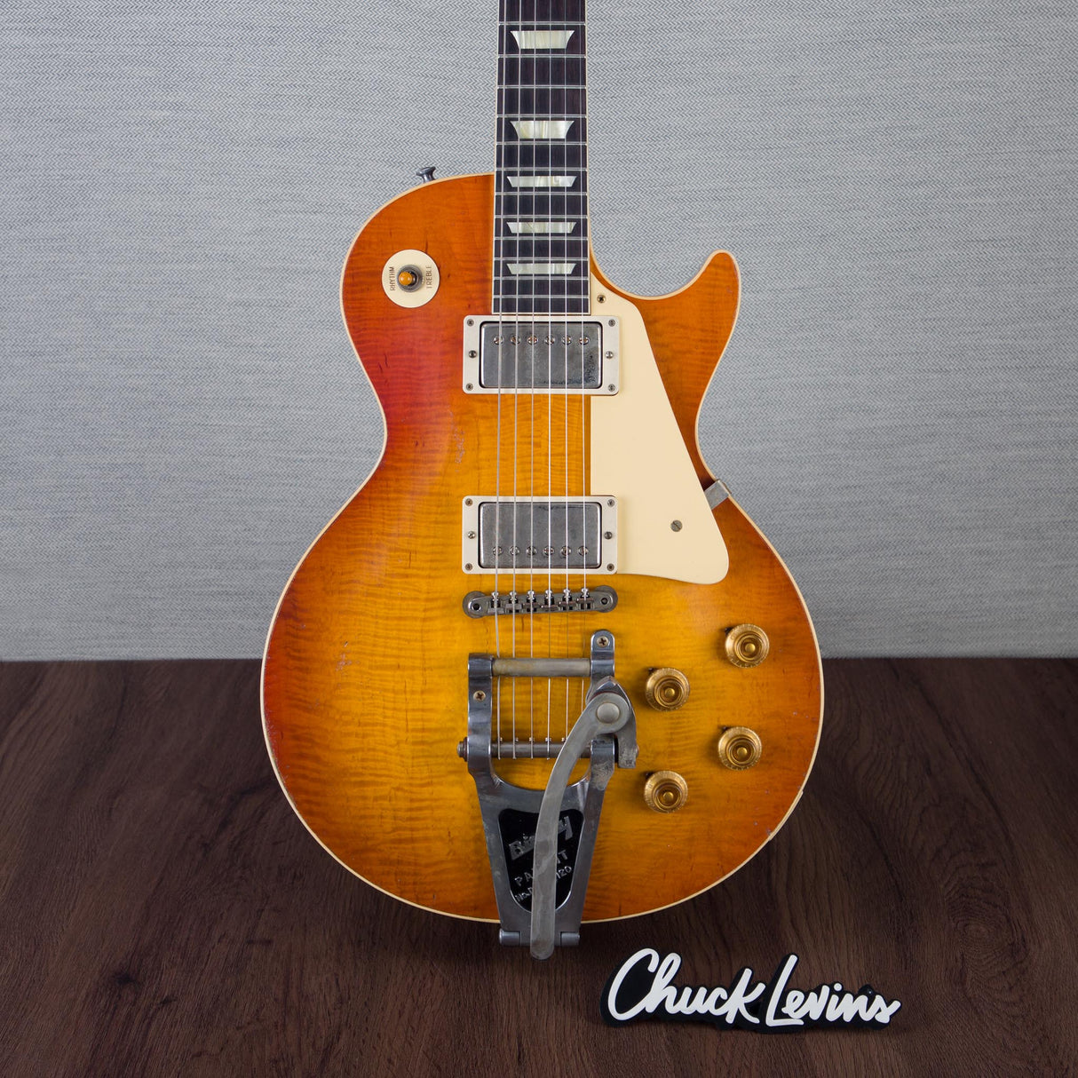 Gibson Custom Shop Murphy Lab 1960 Les Paul Standard V2 Bigsby BOTB Page 138 Light Aged Electric Guitar - #05143