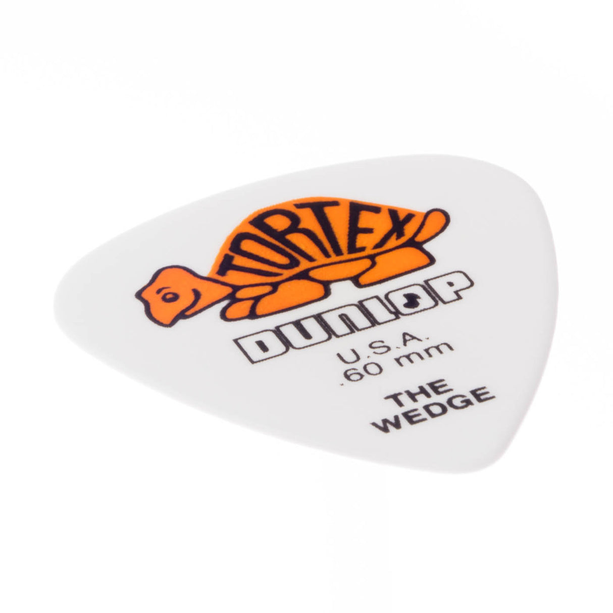 Dunlop Tortex Wedge Pick - 0.60mm - White (12-Pack)