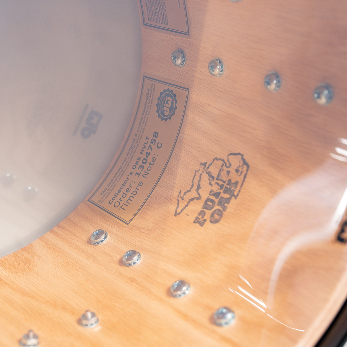 DW Collector's Oak 5-Piece Shell Pack with 22-Inch Kick - Lavender Satin Oil