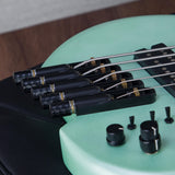 Sire Marcus Miller M6 5-String Headless Electric Bass Guitar - Surf Green Metallic Satin