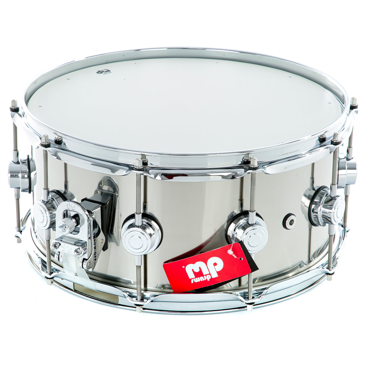 Drum Workshop 14" x 6.5" Collector's Series Stainless Steel Snare Drum With Chrome Hardware