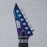 ESP USA M-II NTB NT Electric Guitar - Ghost Flame - #US24788