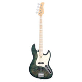 Sire Marcus Miller V7 Ash Reissue Electric Bass Guitar - Transparent Green Satin
