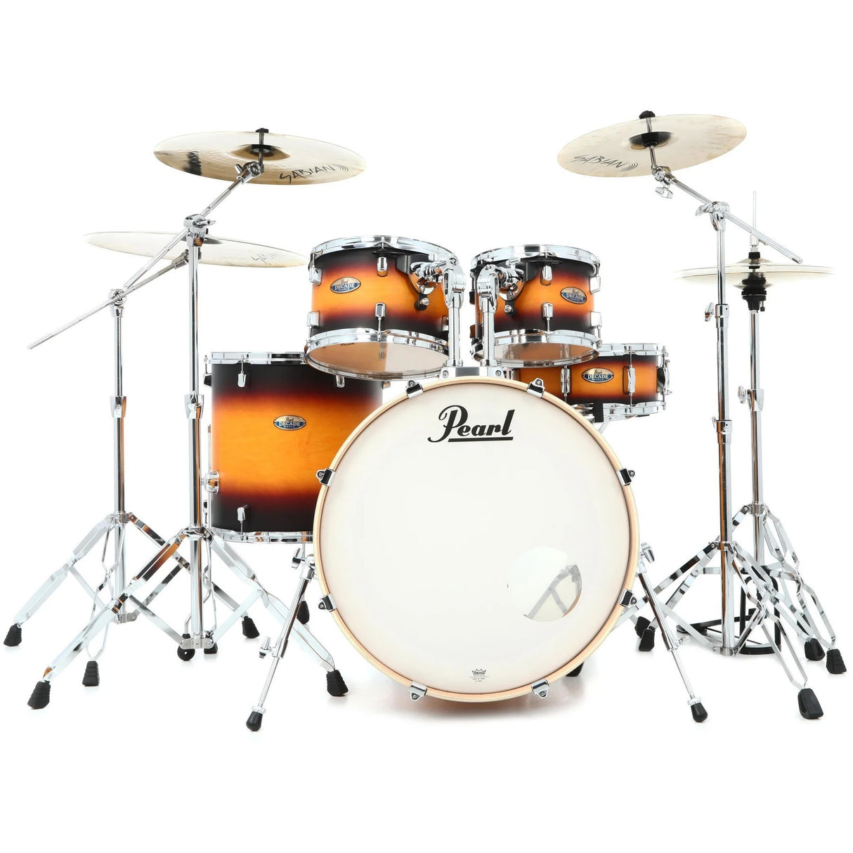 Pearl Decade Maple DMP925SP/C 5-Piece Shell Pack with Snare Drum - Classic Satin Amburst