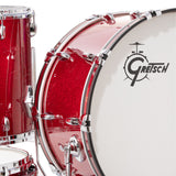 Gretsch USA Custom Nitron 3-Piece Shell Pack, 24-Inch Kick - Red Sparkle