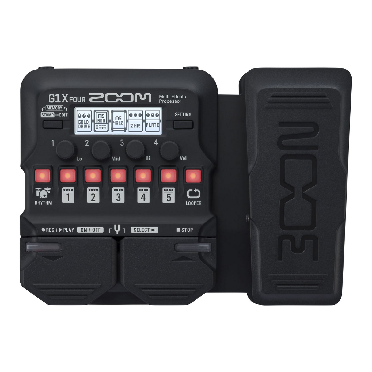 Zoom G1x Four Multi-Effects Guitar Pedal with Expression - Mint, Open Box