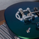 Powers Electric A-Type Electric Guitar - Chroma Algae - #B017