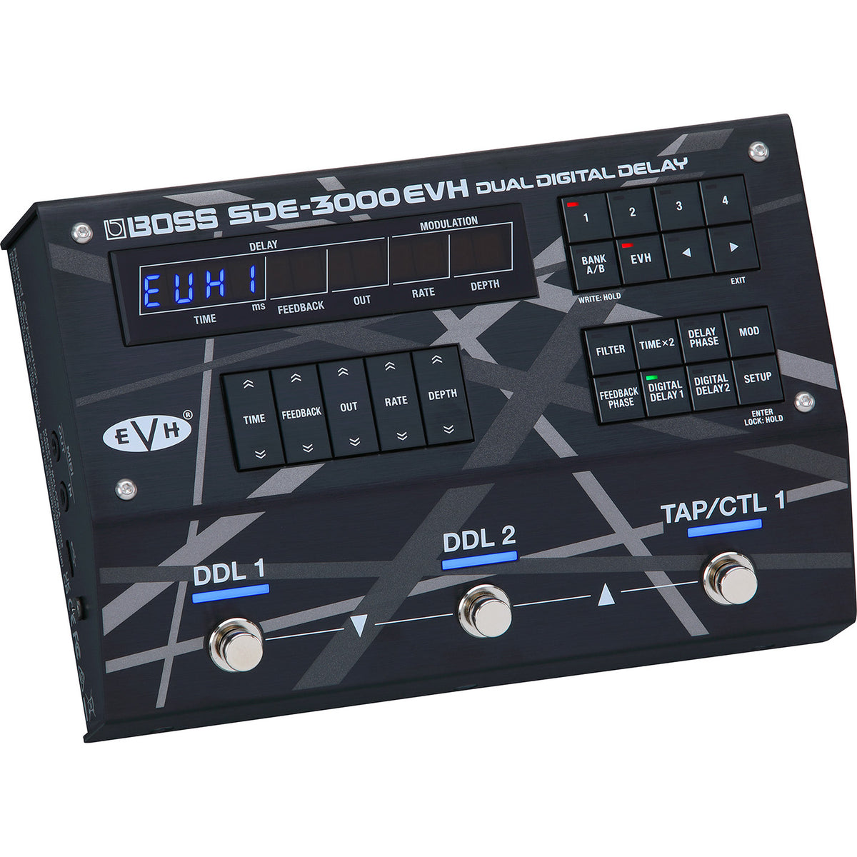Boss SDE-3000EVH Dual Digital Delay Guitar Pedal - Mint, Open Box