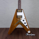 Gibson Custom Shop 1958 Mahogany Flying V Reissue Electric Guitar - Antique Natural - #851115