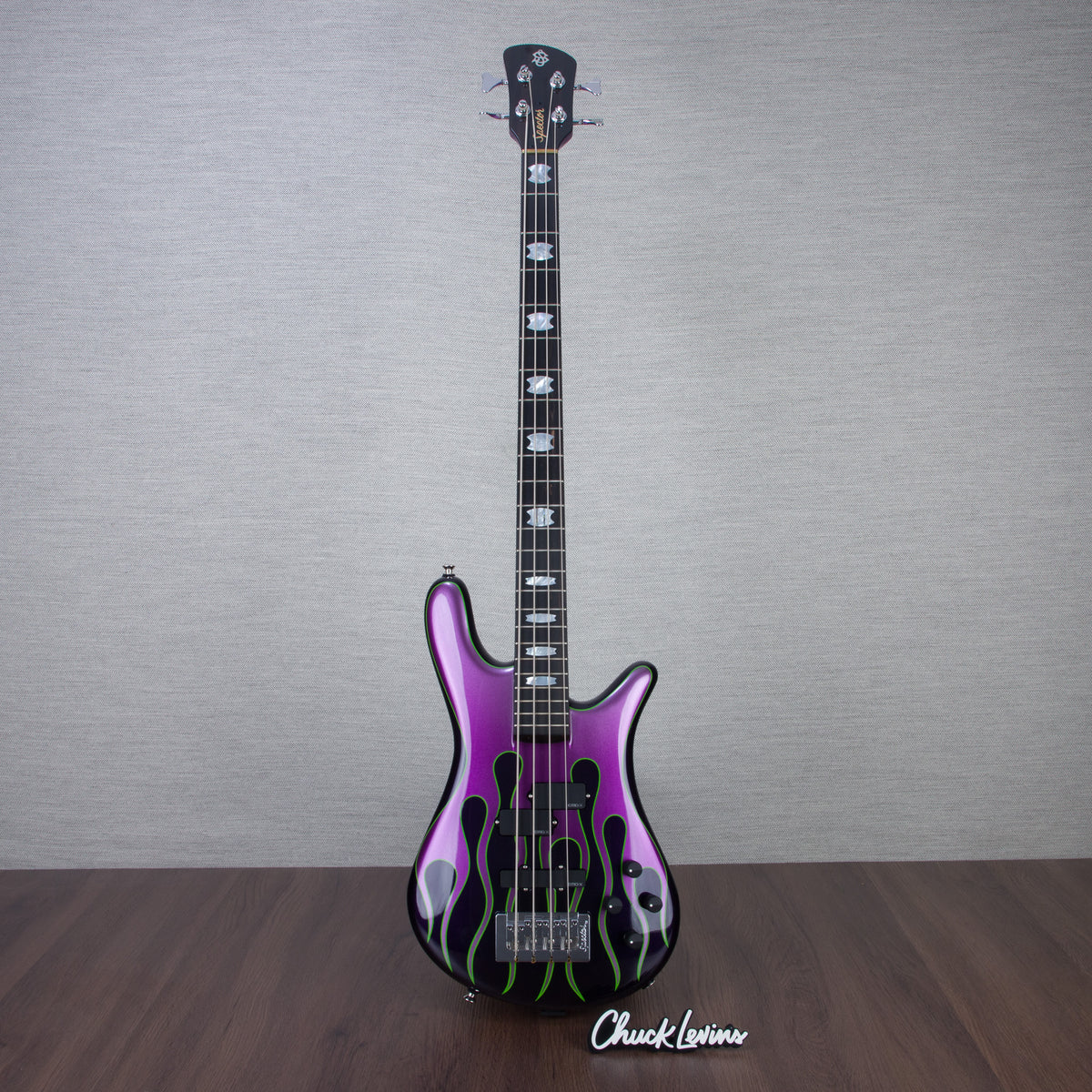 Spector Custom Spector USA Custom NS-2 Hot Rod Series Painted by Dan Lawrence Electri ...