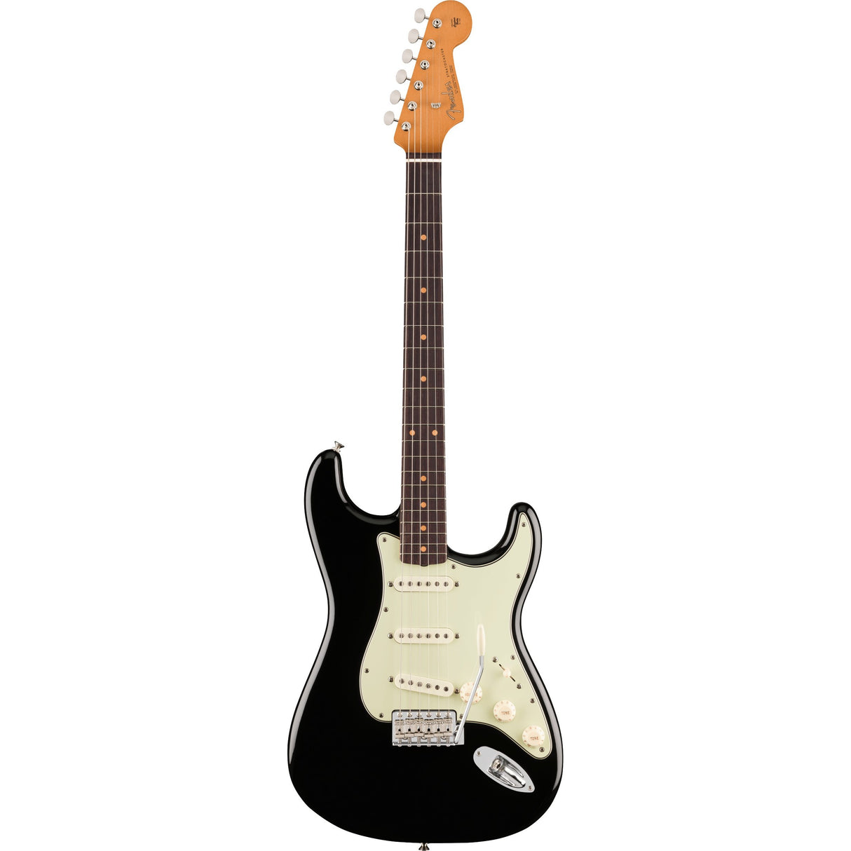 Fender Vintera III Early '60s Stratocaster Electric Guitar, Rosewood Fingerboard, - Black