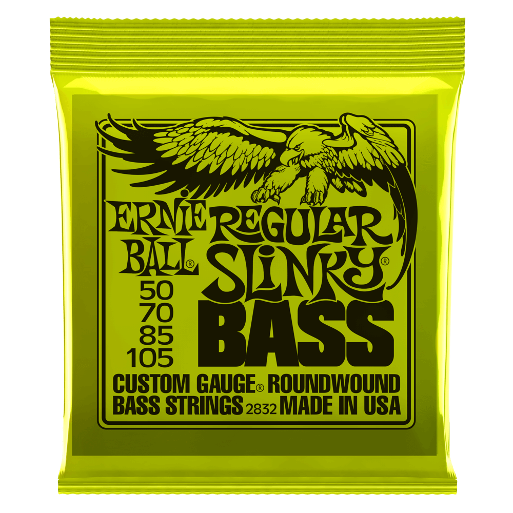 Ernie Ball Regular Slinky Nickel Wound Electric Bass Strings .50-.105