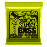 Ernie Ball Regular Slinky Nickel Wound Electric Bass Strings .50-.105