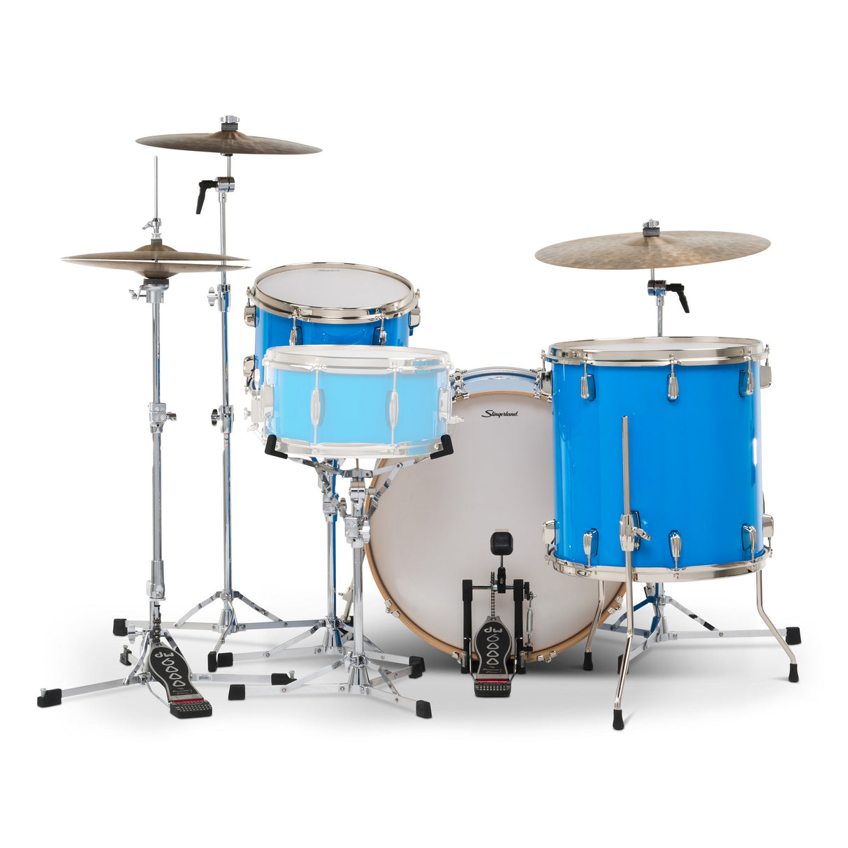 Slingerland 3-Piece Studio King Drum Kit - Lunar Blue