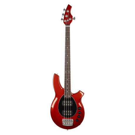 Ernie Ball Music Man Bongo HH Electric Bass Guitar - Blood Orange