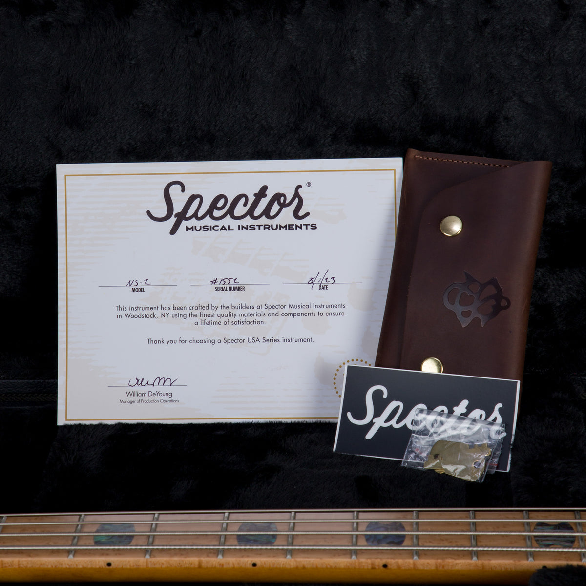 Spector Spector USA Custom NS2 Bass Guitar - Honey Burst - #1552 – Chuck Levin ...