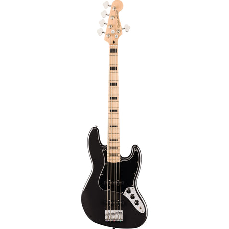 Squier Affinity Series Active Jazz 5-String Electric Bass Guitar - Black Metallic