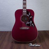 Gibson Hummingbird Special Mahogany/Sitka Spruce Acoustic Electric Guitar - Satin Wine Red - #21426036