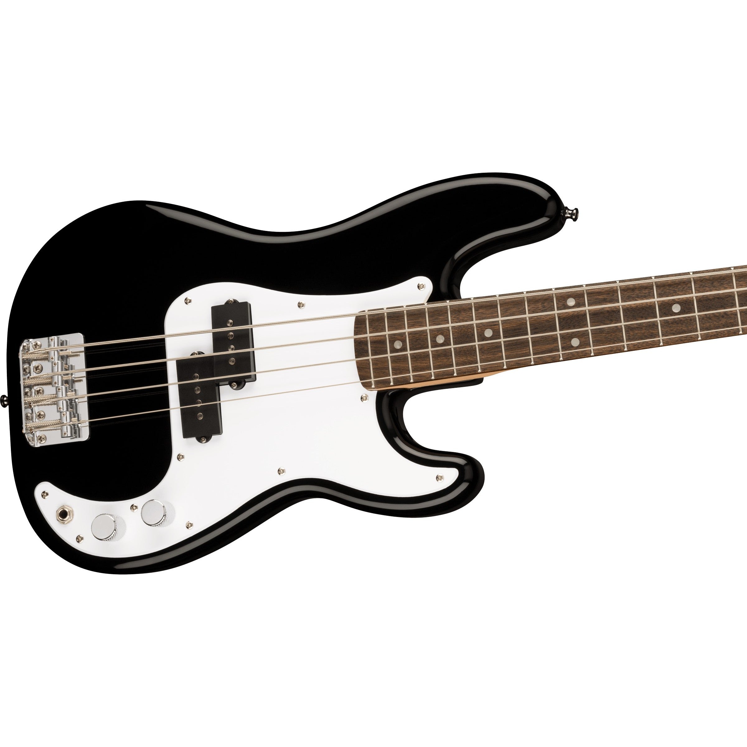 Squier Mini Precision Electric Bass Guitar - Black – Chuck Levin's
