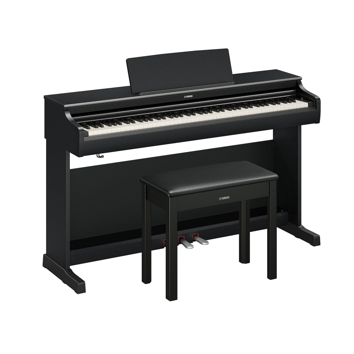Yamaha Arius YDP166B 88-Key Weighted Digital Piano Keyboard - Black