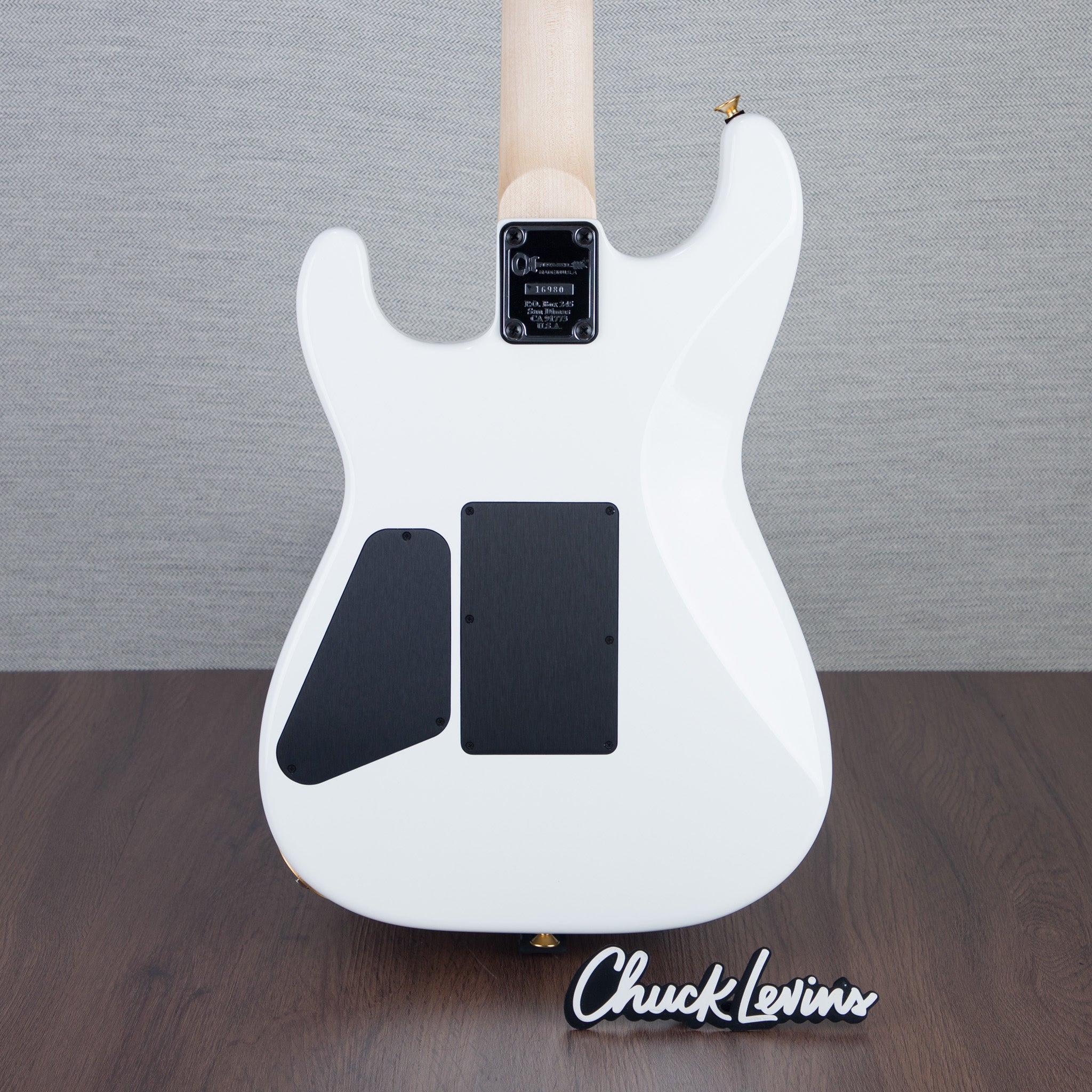 Charvel Custom Shop San Dimas HS FR Electric Guitar - White Angel