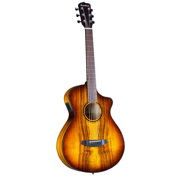 Breedlove ECO Pursuit Exotic S Concertina CE Acoustic Guitar - Tiger's Eye, Myrtlewood - New
