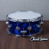 DW 6.5 x 14-Inch Collector's Series Maple Snare Drum - Blue Moonstone