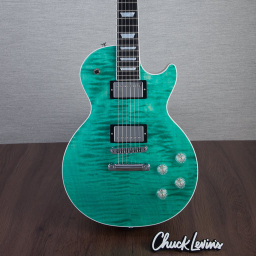 Gibson Les Paul Modern Figured Electric Guitar - Seafoam Green - #224830126