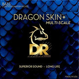 DR Strings Dragon Skin+ 5-String DBQM5-45 Bass Guitar Strings