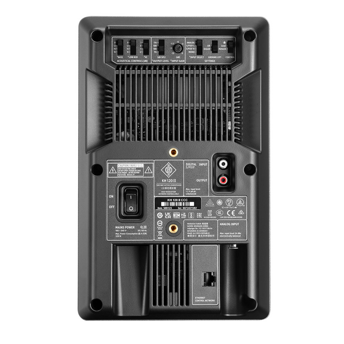 Neumann KH 120 II Two-Way DSP-Powered Nearfield Studio Monitor - Black - Mint, Open Box