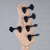 Brubaker USA Custom Steve Jenkins II JXB-5-String Electric Bass Guitar - Black Satin - #056