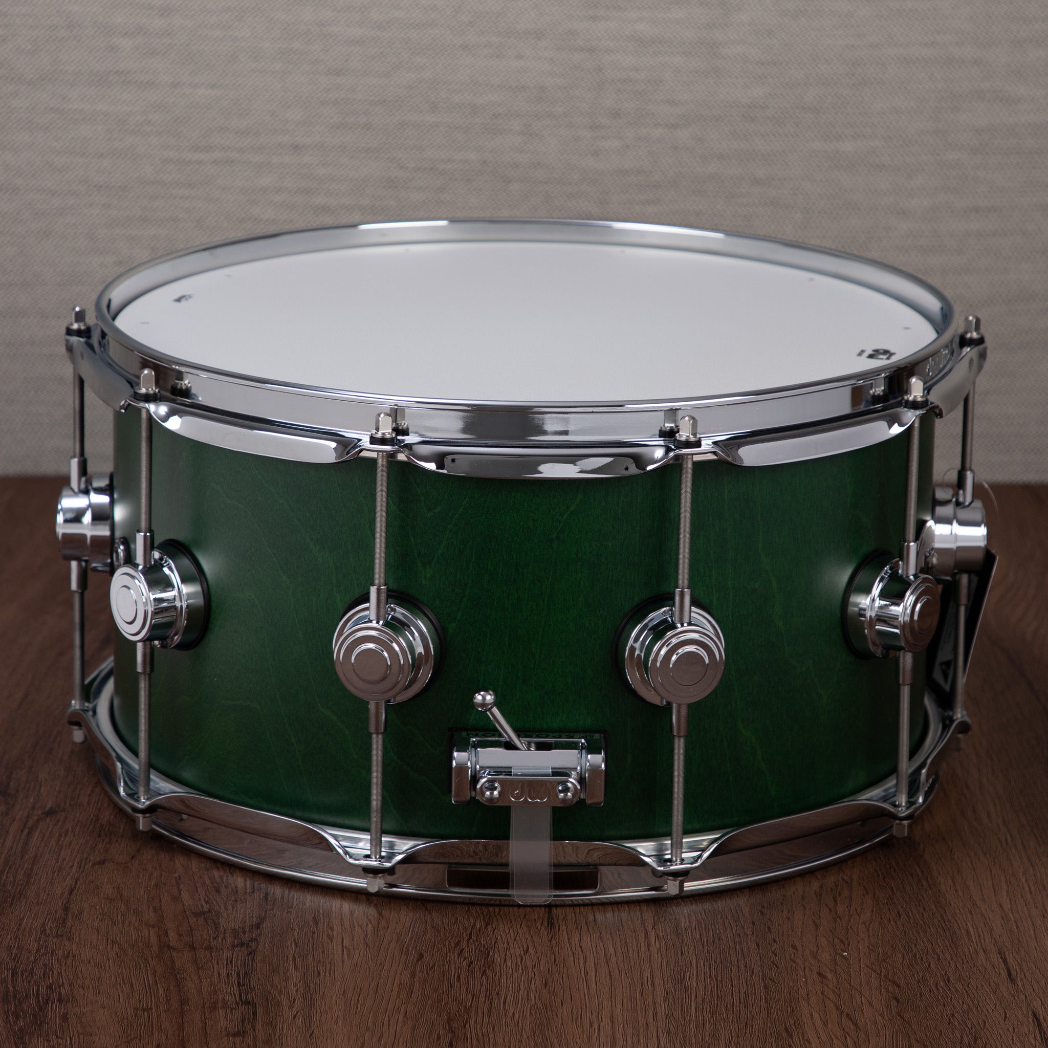 DW Collector's 333 Maple 7x14-Inch Snare Drum - Emerald Satin Oil