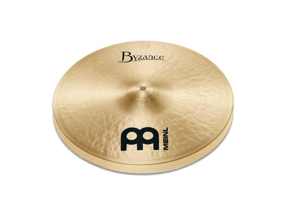Meinl 15" Byzance Traditional Medium Hi-Hat Cymbals - New,15 Inch