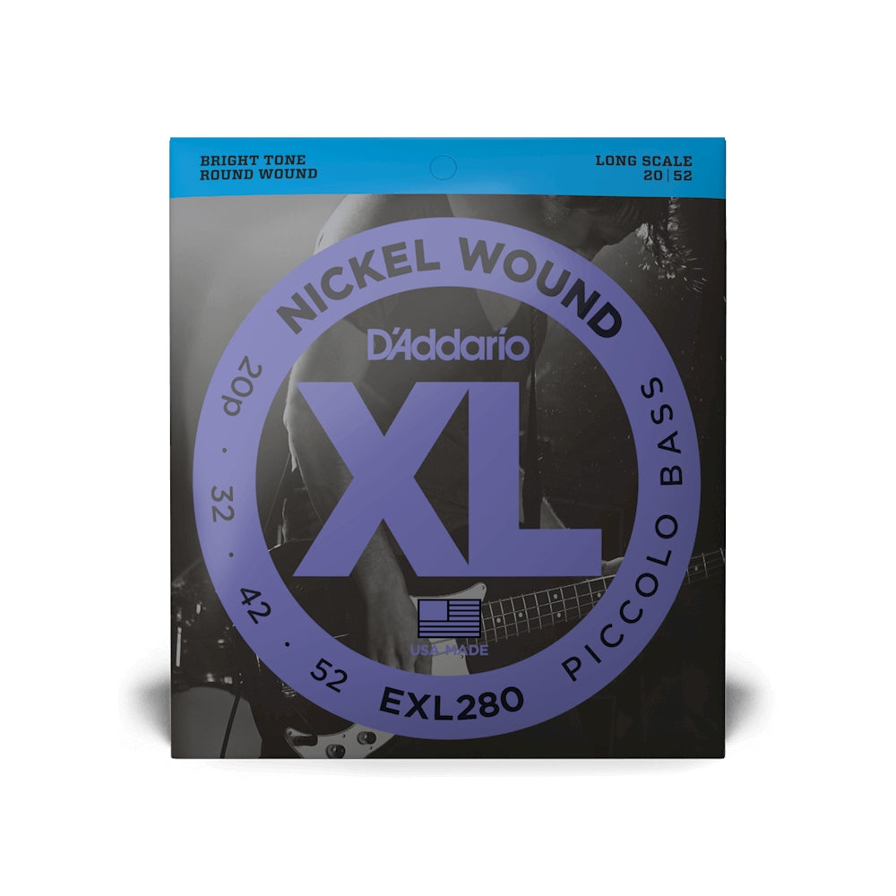 D'Addario EXL280 20-52 Piccolo Long Scale Bass Strings