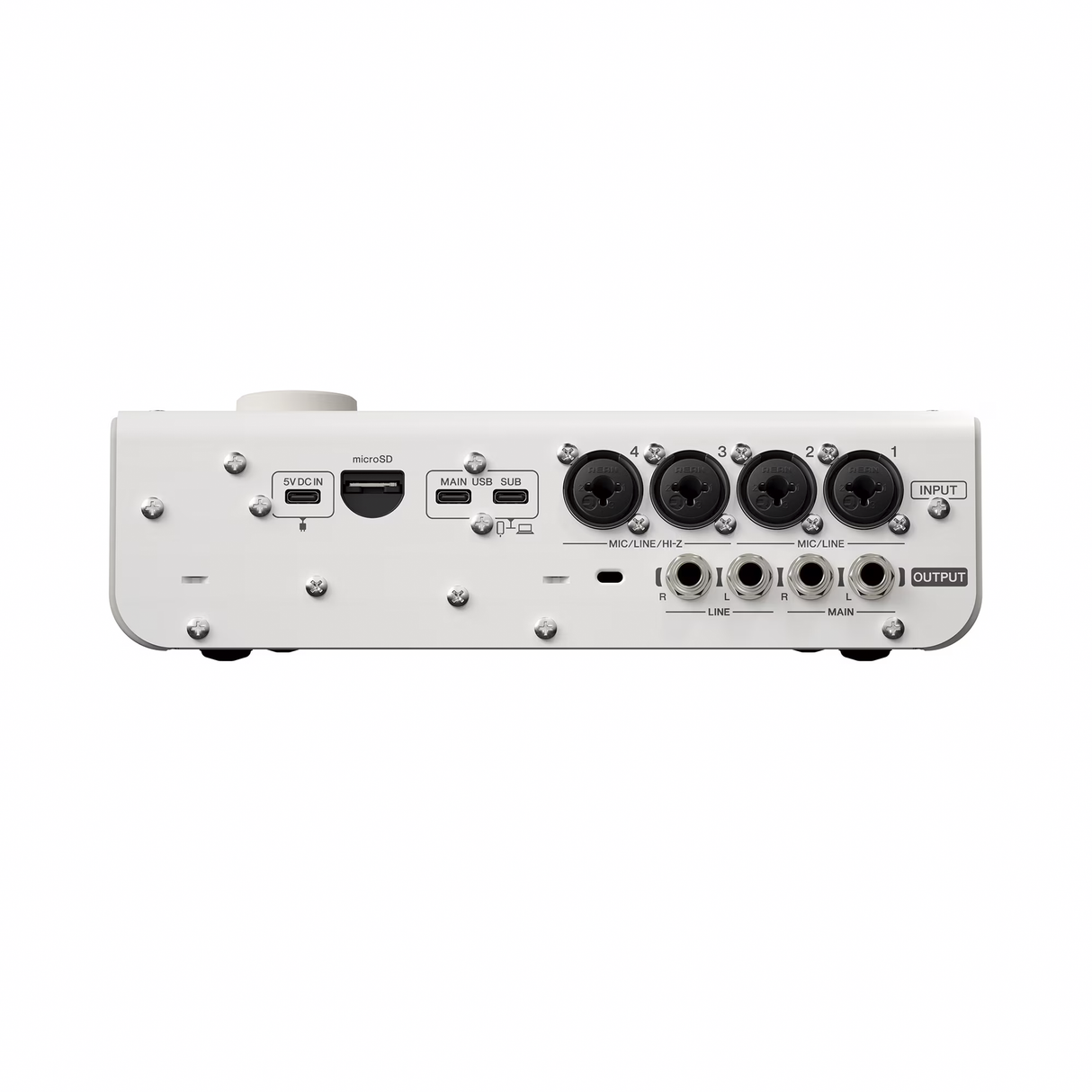 Yamaha URX44 USB-C Audio and Video Interface - White