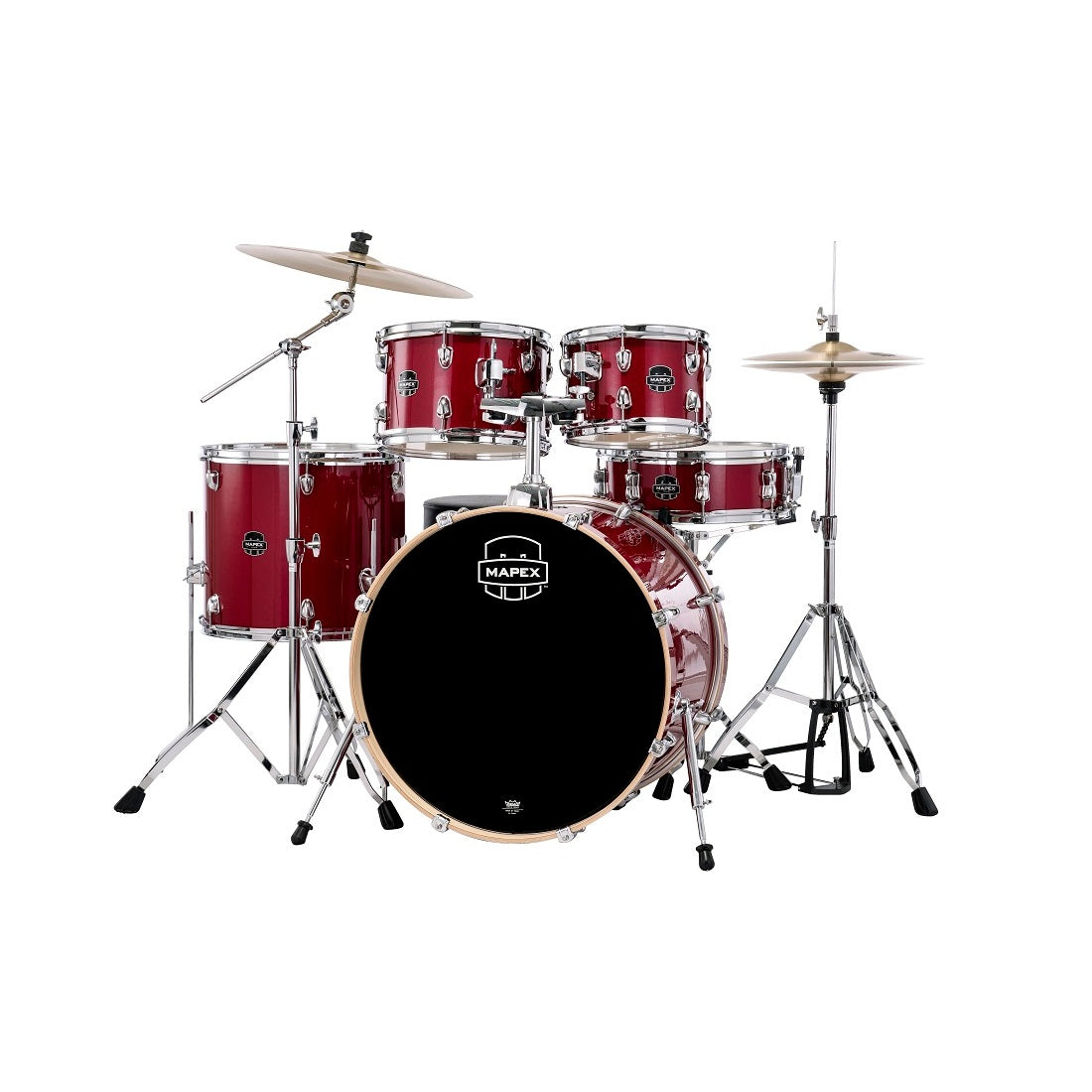 Mapex Venus 22-Inch Kick 5-Piece Drum Set - Crimson Red Sparkle