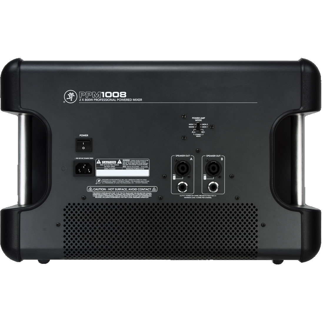 Mackie PPM1008 8 Channel 1600-Watt Powered Mixer - B-Stock - B-Stock