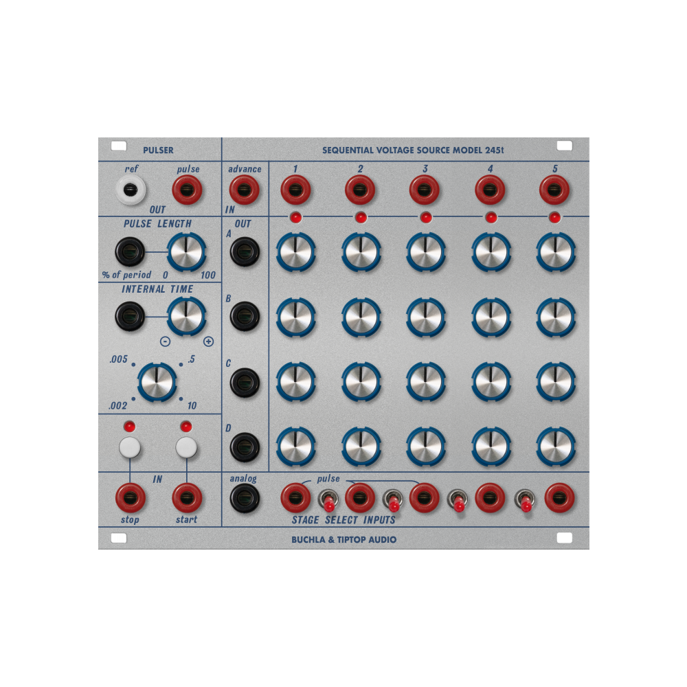 Buchla x Tiptop Audio Model 245t Sequential Voltage Source Eurorack Module - New