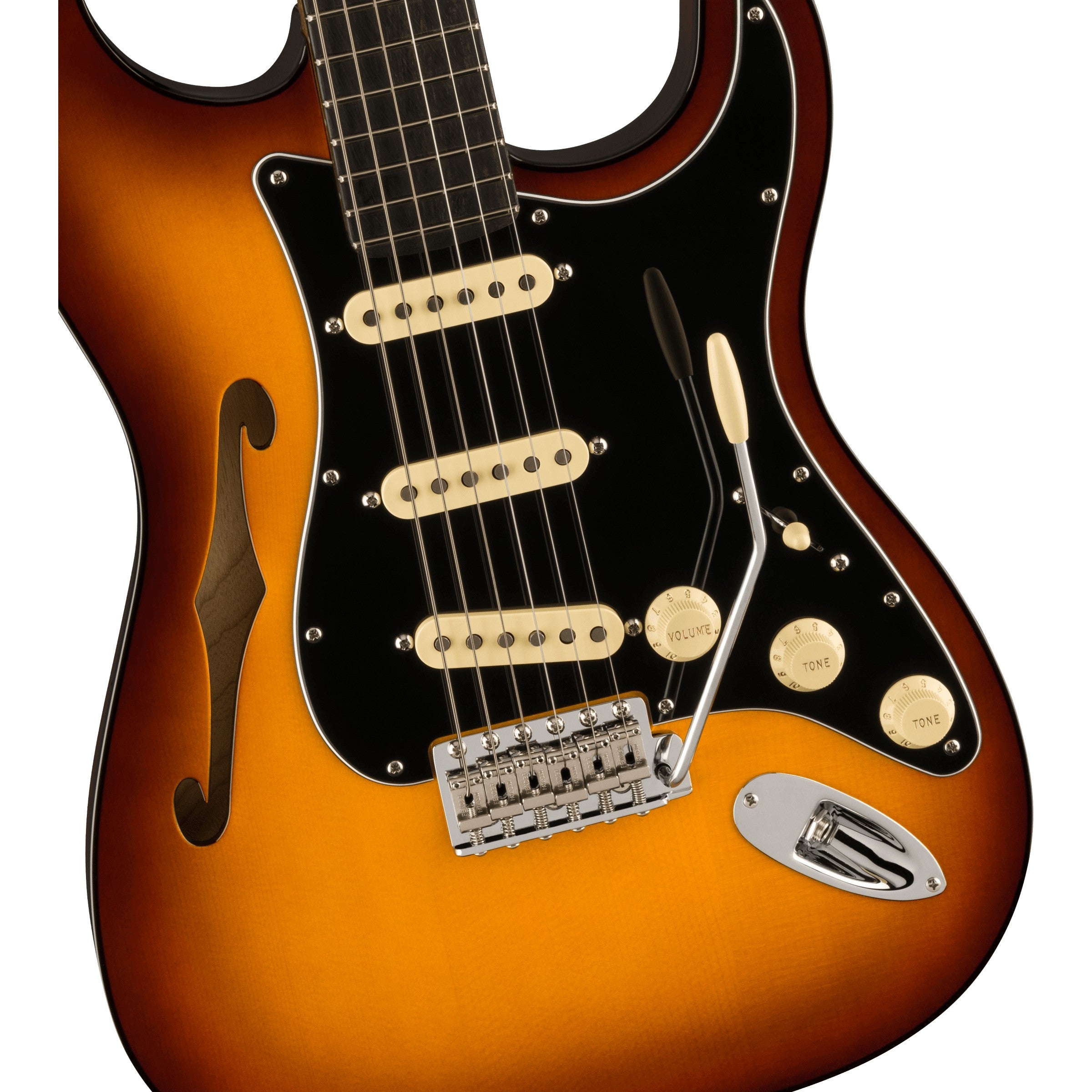 【最終値下げ】fender Stratocaster Thinline 中古美品 Fender Limited Edition Suona Stratocaster Thinline - Violin Burst