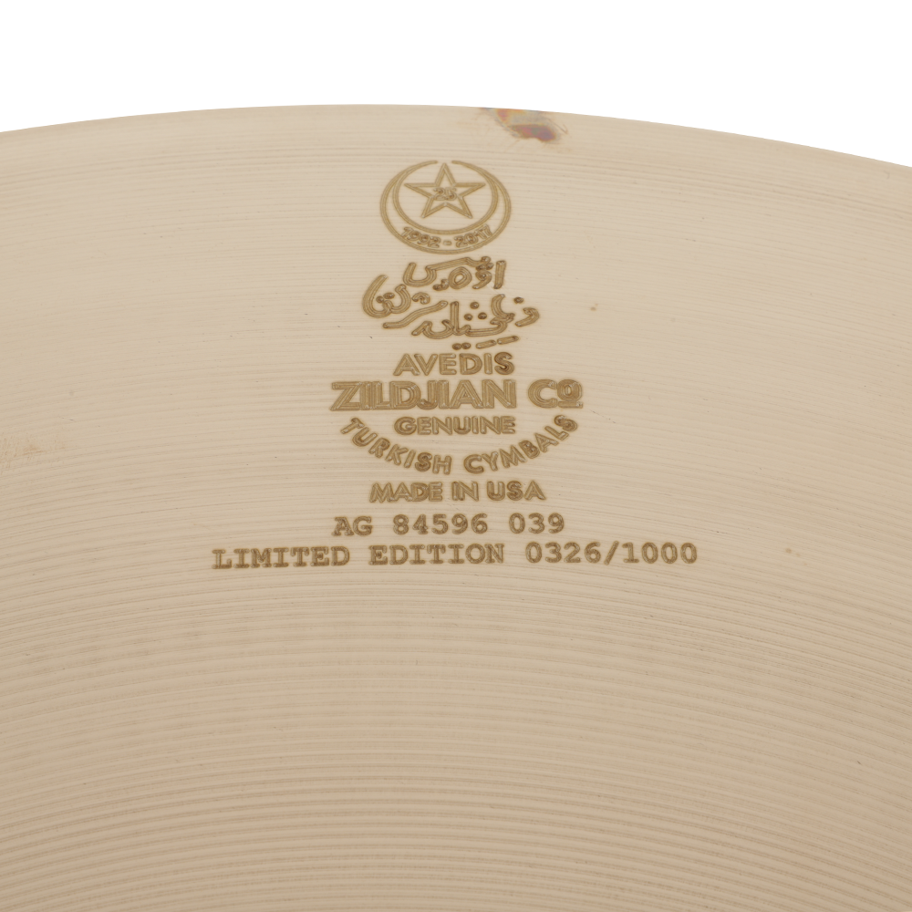 Zildjian 25th Anniversary 23" A Series Custom Ride Cymbal - Limited And Numbered