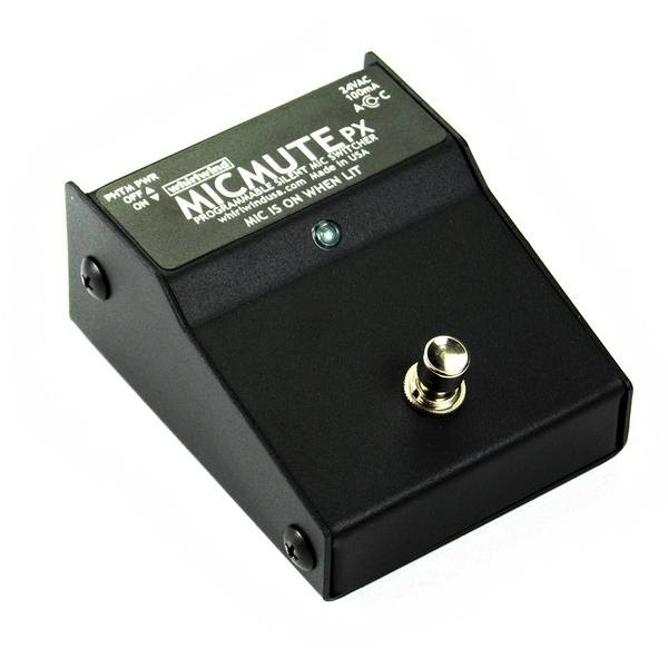 Whirlwind MICMUTE-PX Switcher - Microphone / Line-Level, XLR I/O, Momentary On, Foot Pedal