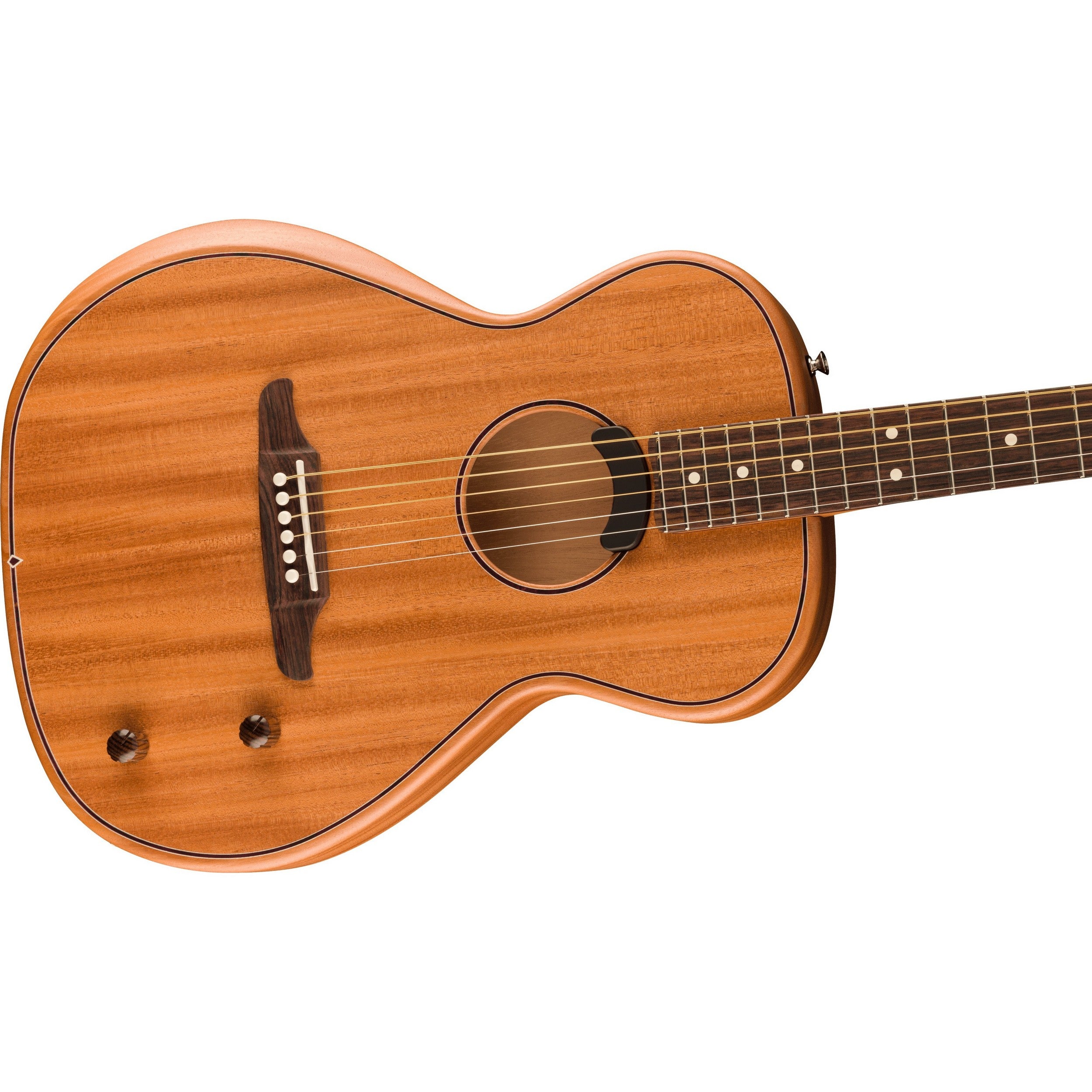ギター Fender Highway Series Parlor Mahogany Fender Highway Series Parlor Acoustic Electric Guitar - Mahogany